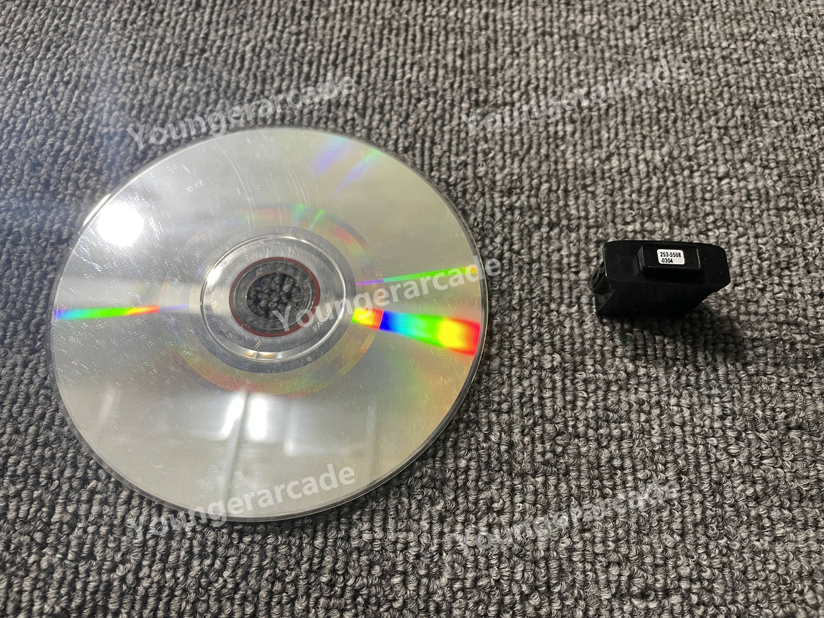 Used Sega Naomi 2 GD-ROM Virtua Striker 3 with Security Chip Tested Working