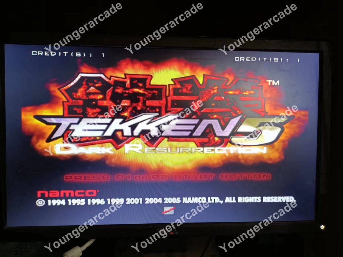 Used Namco System 256 Tekken 5 Dark Resurrection DVD-ROM Tested Working