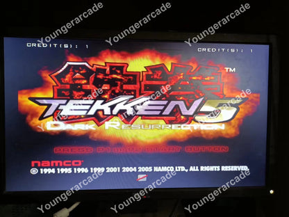 Used Namco System 256 Tekken 5 Dark Resurrection DVD-ROM Tested Working